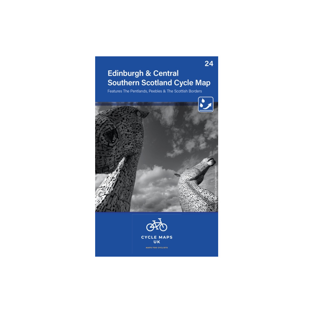 Produktbild för Edinburgh & Central Southern Scotland Cycle Map 24