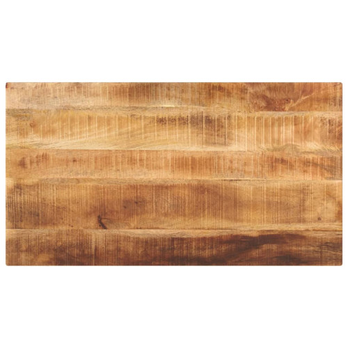vidaXL Bordsskiva 120x50x2,5 cm rektangulär massivt grovt mangoträ