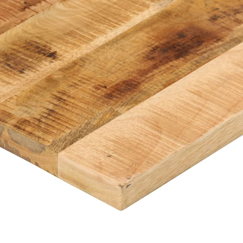 Produktbild för Bordsskiva 120x50x2,5 cm rektangulär massivt grovt mangoträ
