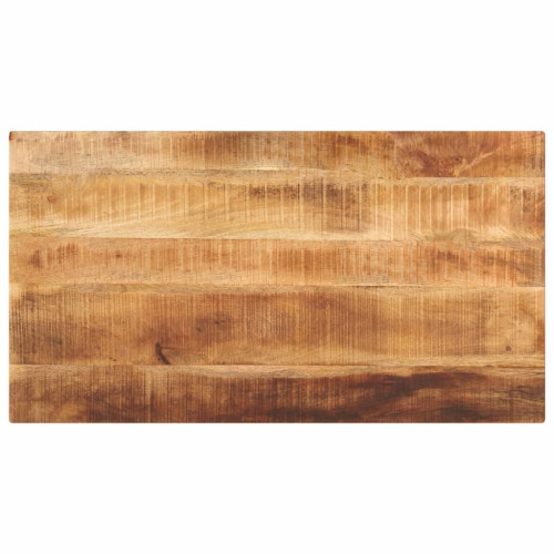 vidaXL Bordsskiva 120x70x2,5 cm rektangulär massivt grovt mangoträ