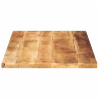 Produktbild för Bordsskiva 120x70x2,5 cm rektangulär massivt grovt mangoträ