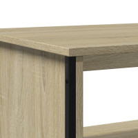 Produktbild för Soffbord sonoma-ek 75x51x40 cm konstruerat trä