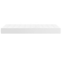 Produktbild för Pocketresårmadrass för barn medium vit 80x160 cm konstläder