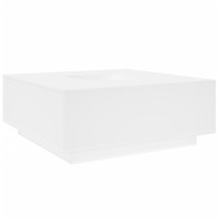 Produktbild för Soffbord vit 100x100x40 cm konstruerat trä