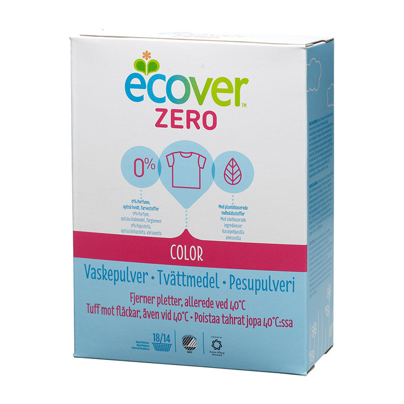 Produktbild för Ecover Zero Tvättmedel Color 750g
