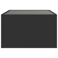 Produktbild för Soffbord med Infinity LEDs svart 70x50x30 cm