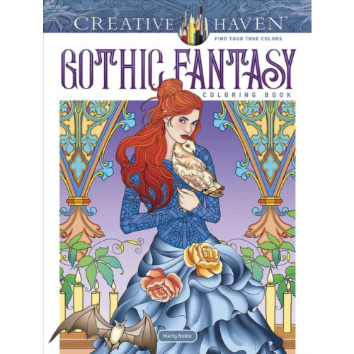 Dover publications inc. Creative Haven Gothic Fantasy Coloring Book (häftad, eng)