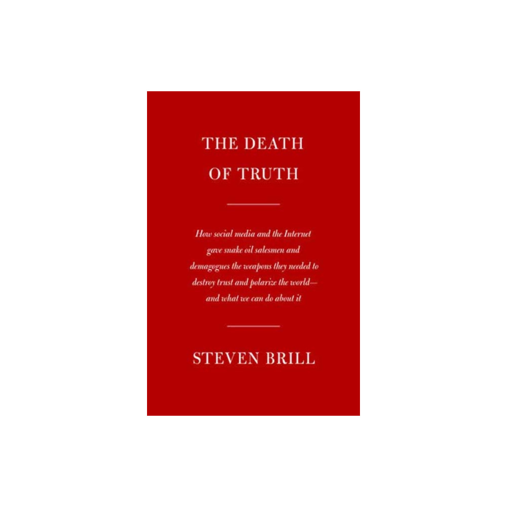Produktbild för The Death of Truth (inbunden, eng)