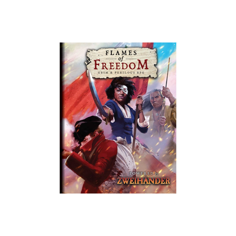 Produktbild för FLAMES OF FREEDOM Grim & Perilous RPG (inbunden, eng)