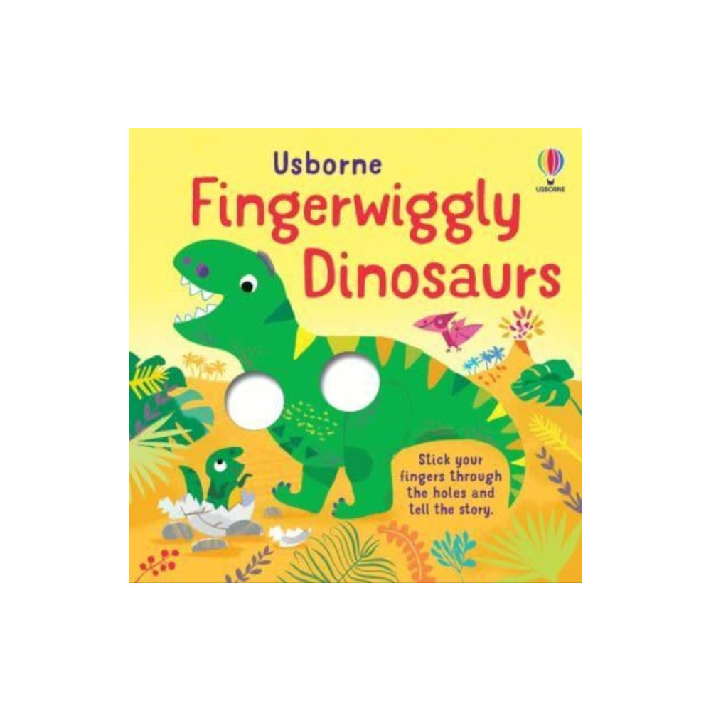 Produktbild för Fingerwiggly Dinosaurs (bok, board book, eng)