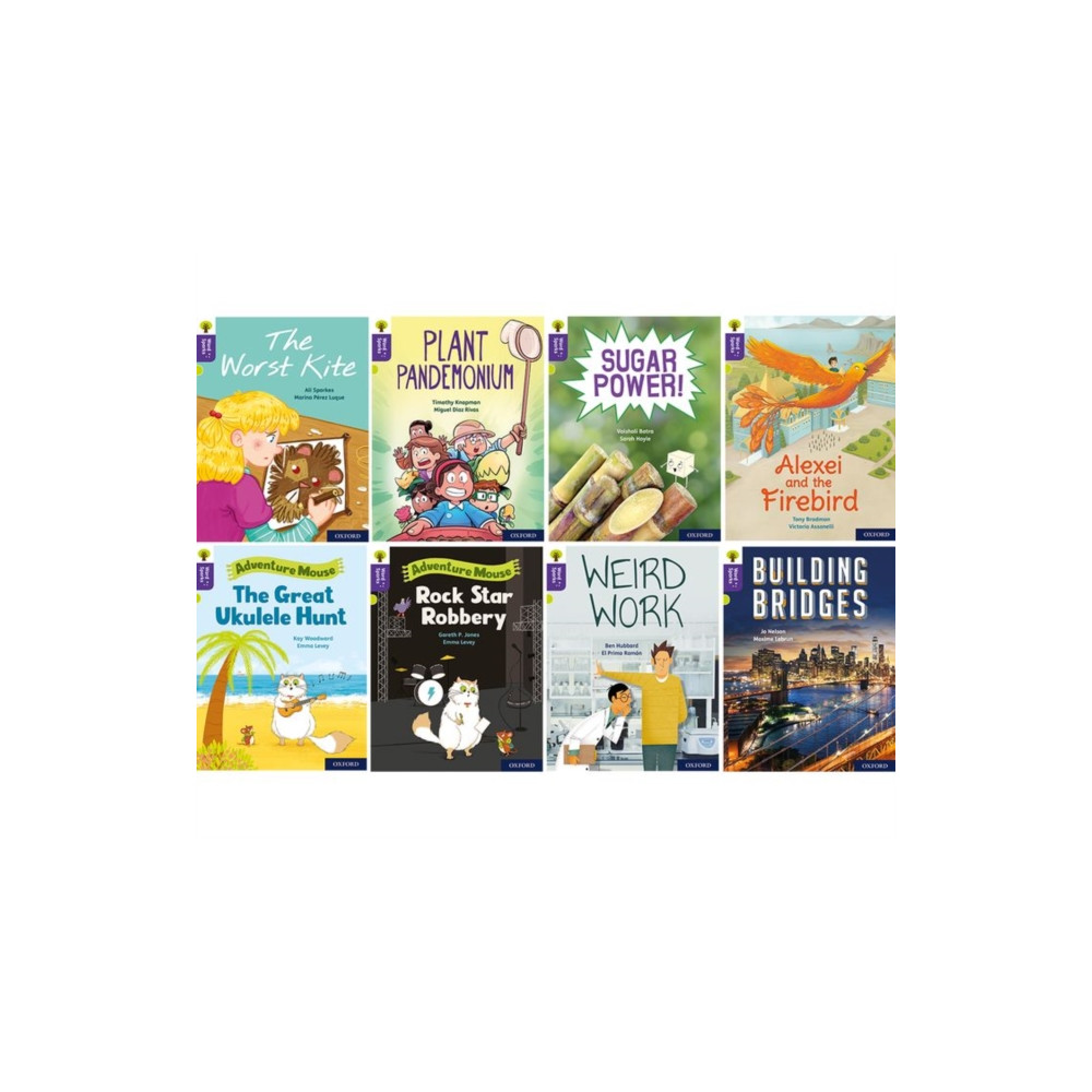 Produktbild för Oxford Reading Tree Word Sparks: Level 11: Mixed Pack of 8 (häftad, eng)