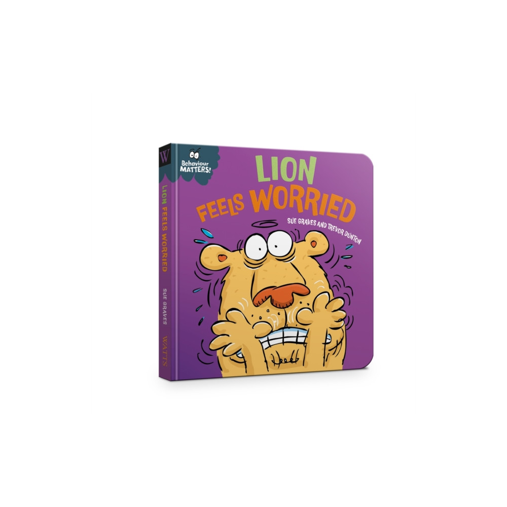 Produktbild för Behaviour Matters: Lion Feels Worried (bok, board book, eng)