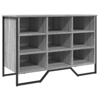 Produktbild för Skoskåp grå sonoma 90x38x61,5 cm konstruerat trä