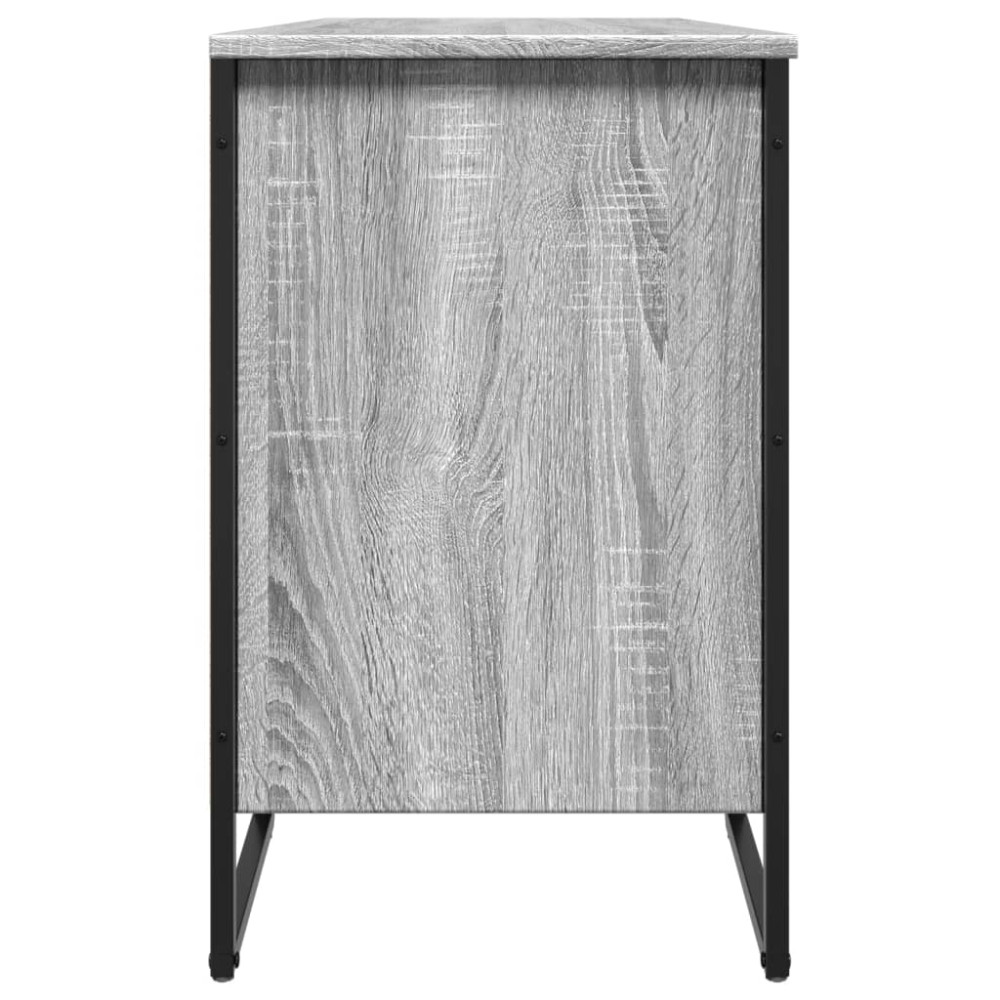 Produktbild för Skoskåp grå sonoma 90x38x61,5 cm konstruerat trä
