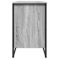 Produktbild för Skoskåp grå sonoma 90x38x61,5 cm konstruerat trä