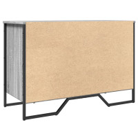 Produktbild för Skoskåp grå sonoma 90x38x61,5 cm konstruerat trä