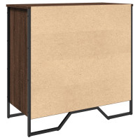 Produktbild för Skoskåp brun ek 80x38x78 cm konstruerat trä
