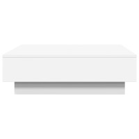 Produktbild för Soffbord vit 90x90x28 cm konstruerat trä