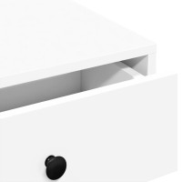 Produktbild för Soffbord vit 90x90x28 cm konstruerat trä