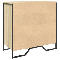 Produktbild för Skoskåp sonoma-ek 80x38x78 cm konstruerat trä