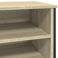 Produktbild för Skoskåp sonoma-ek 80x38x78 cm konstruerat trä