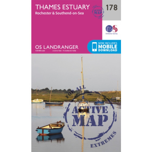 Ordnance Survey Thames Estuary, Rochester & Southend-on-Sea