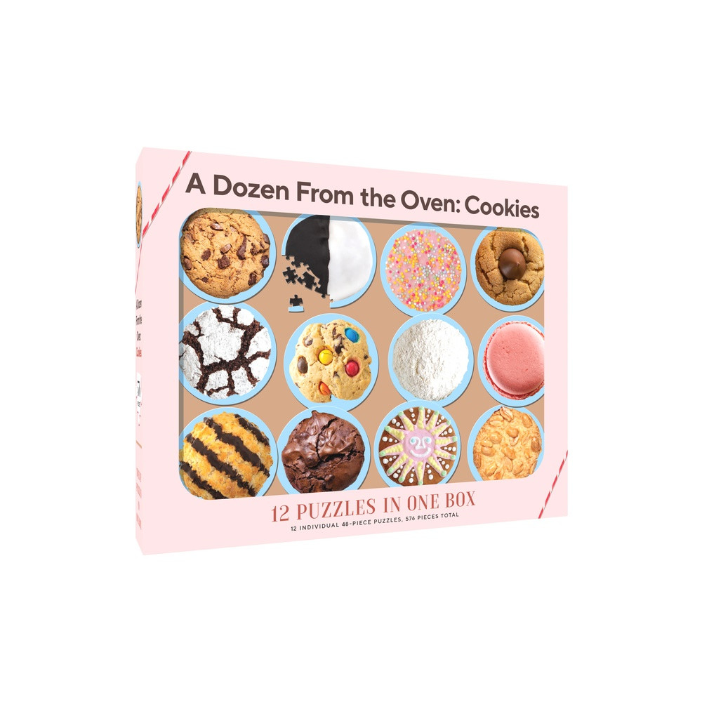 Produktbild för 12 Puzzles in One Box: a Dozen from the Oven: Cookies