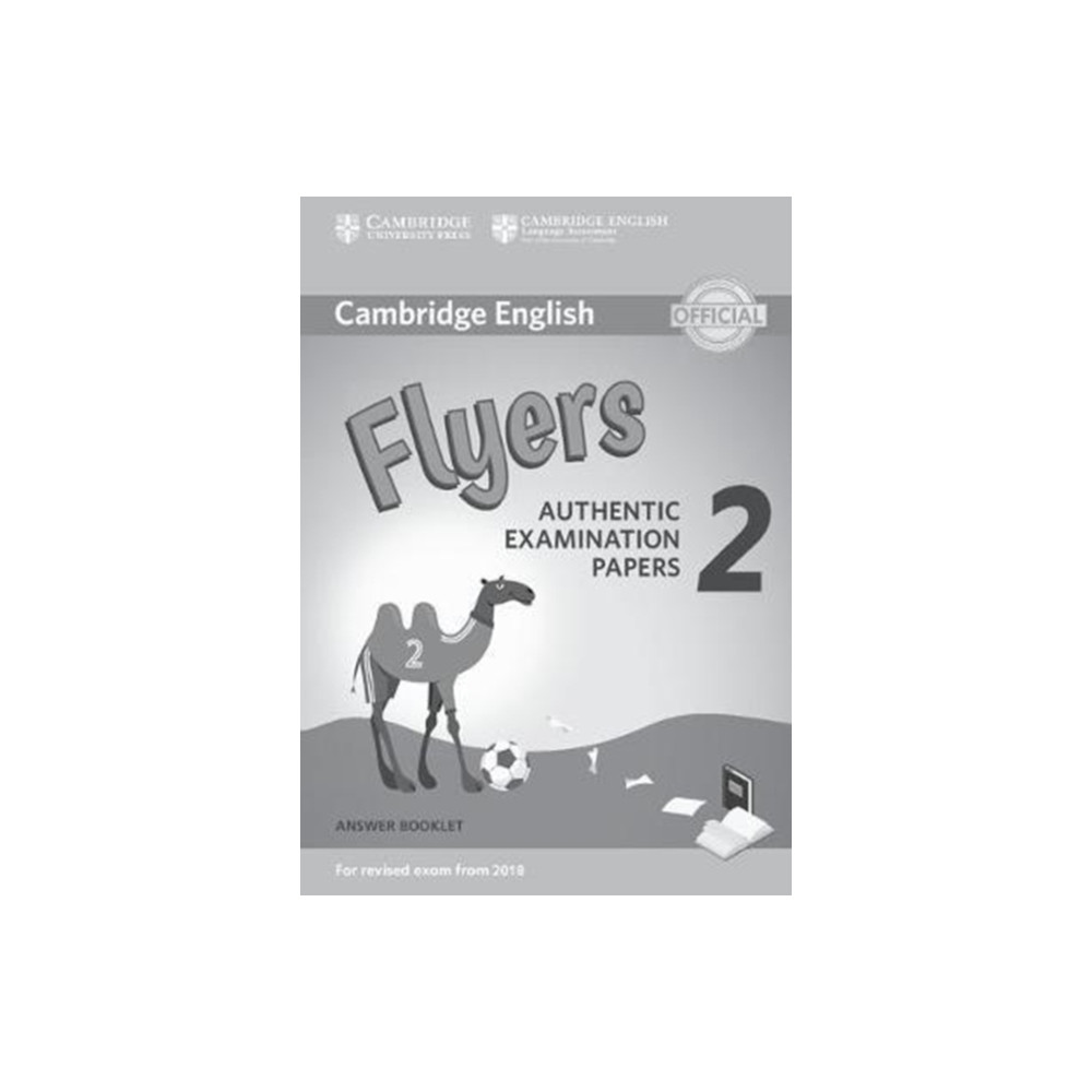 Produktbild för Cambridge English Young Learners 2 for Revised Exam from 2018 Flyers Answer Booklet (häftad, eng)