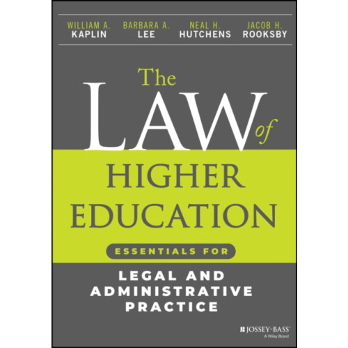 John Wiley & Sons Inc The Law of Higher Education (häftad, eng)