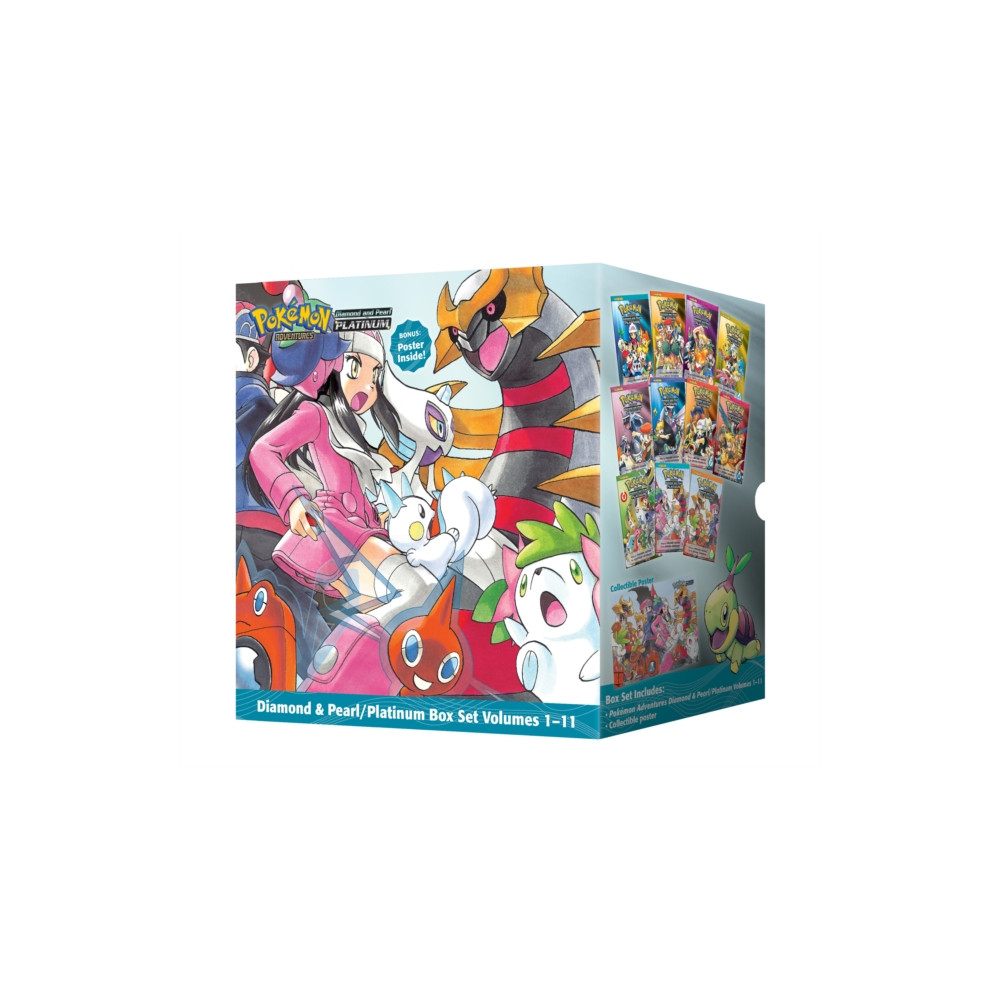 Produktbild för Pokemon Adventures Diamond & Pearl / Platinum Box Set (häftad, eng)