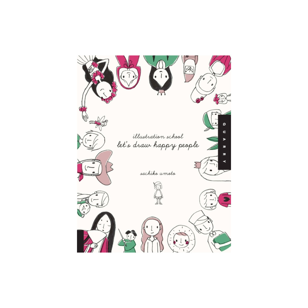 Produktbild för Illustration School: Let's Draw Happy People (häftad, eng)