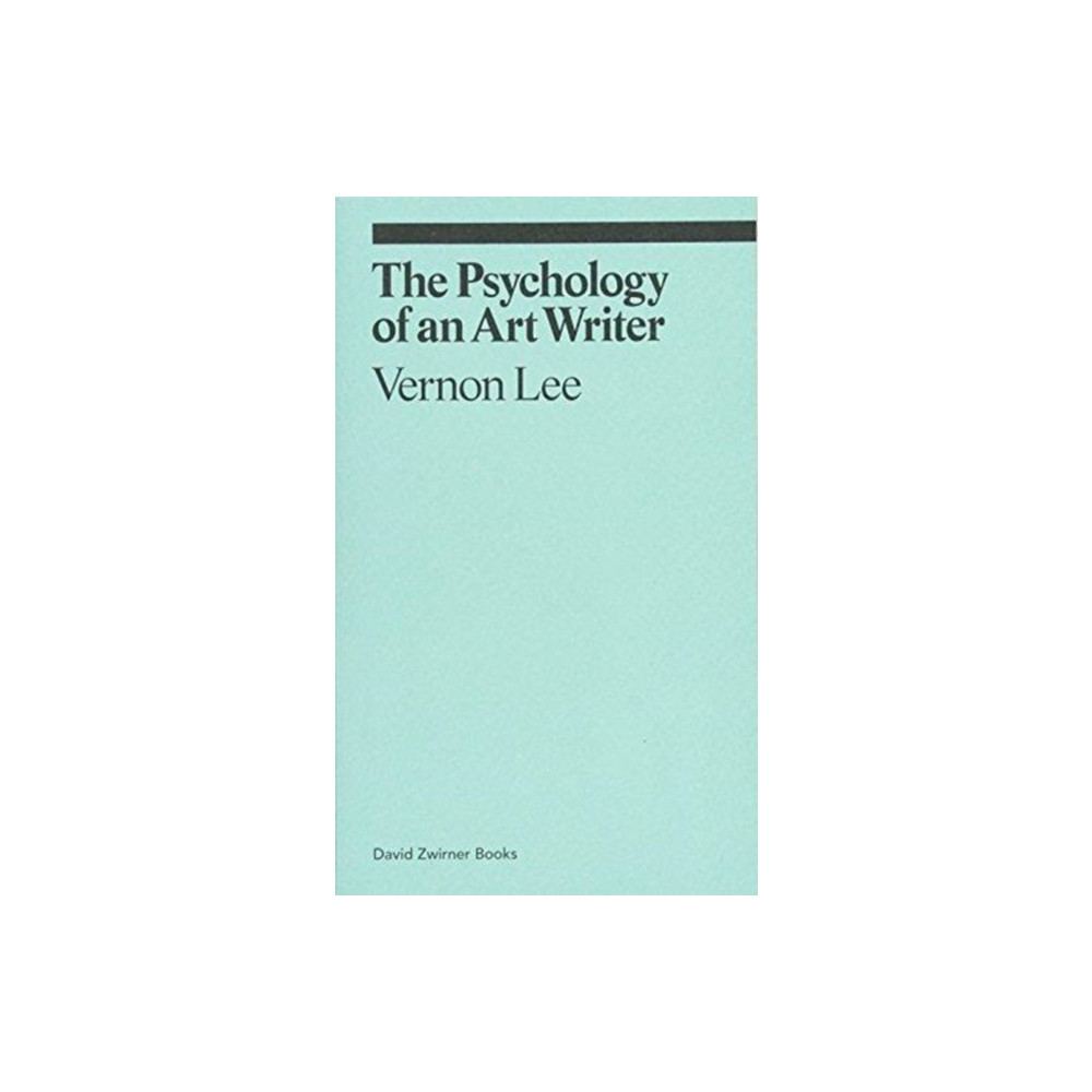 Produktbild för The Psychology of an Art Writer (häftad, eng)