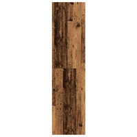 Produktbild för Garderob gammalt trä 100x50x200 cm konstruerat trä