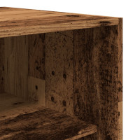 Produktbild för Garderob gammalt trä 100x50x200 cm konstruerat trä