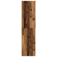 Produktbild för Garderob gammalt trä 100x50x200 cm konstruerat trä