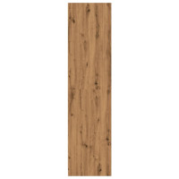 Produktbild för Garderob ek 100x50x200 cm konstruerat trä