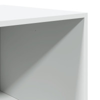 Produktbild för Garderob vit 100x50x200 cm konstruerat trä