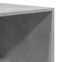 Produktbild för Garderob betonggrå 80x50x200 cm konstruerat trä