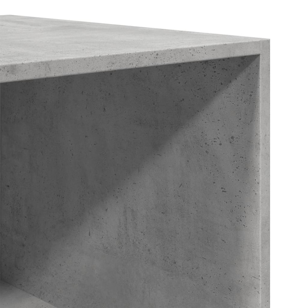 Produktbild för Garderob betonggrå 100x50x200 cm konstruerat trä
