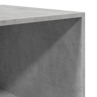 Produktbild för Garderob betonggrå 100x50x200 cm konstruerat trä