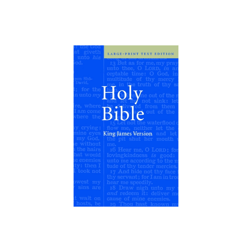 Produktbild för KJV Large Print Text Bible, KJ650:T (inbunden, eng)