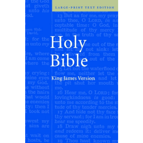 Cambridge University Press KJV Large Print Text Bible, KJ650:T (inbunden, eng)