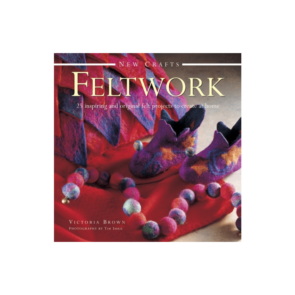Produktbild för New Crafts: Feltwork (inbunden, eng)