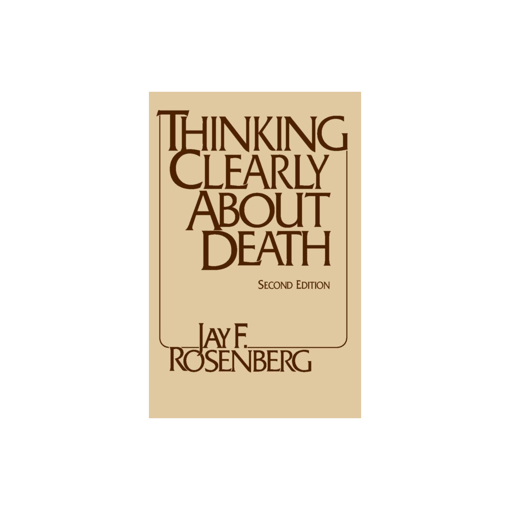 Produktbild för Thinking Clearly about Death (häftad, eng)