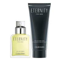 Produktbild för Giftset Calvin Klein Eternity For Men Edt 50ml + Hair & Body Wash 100ml