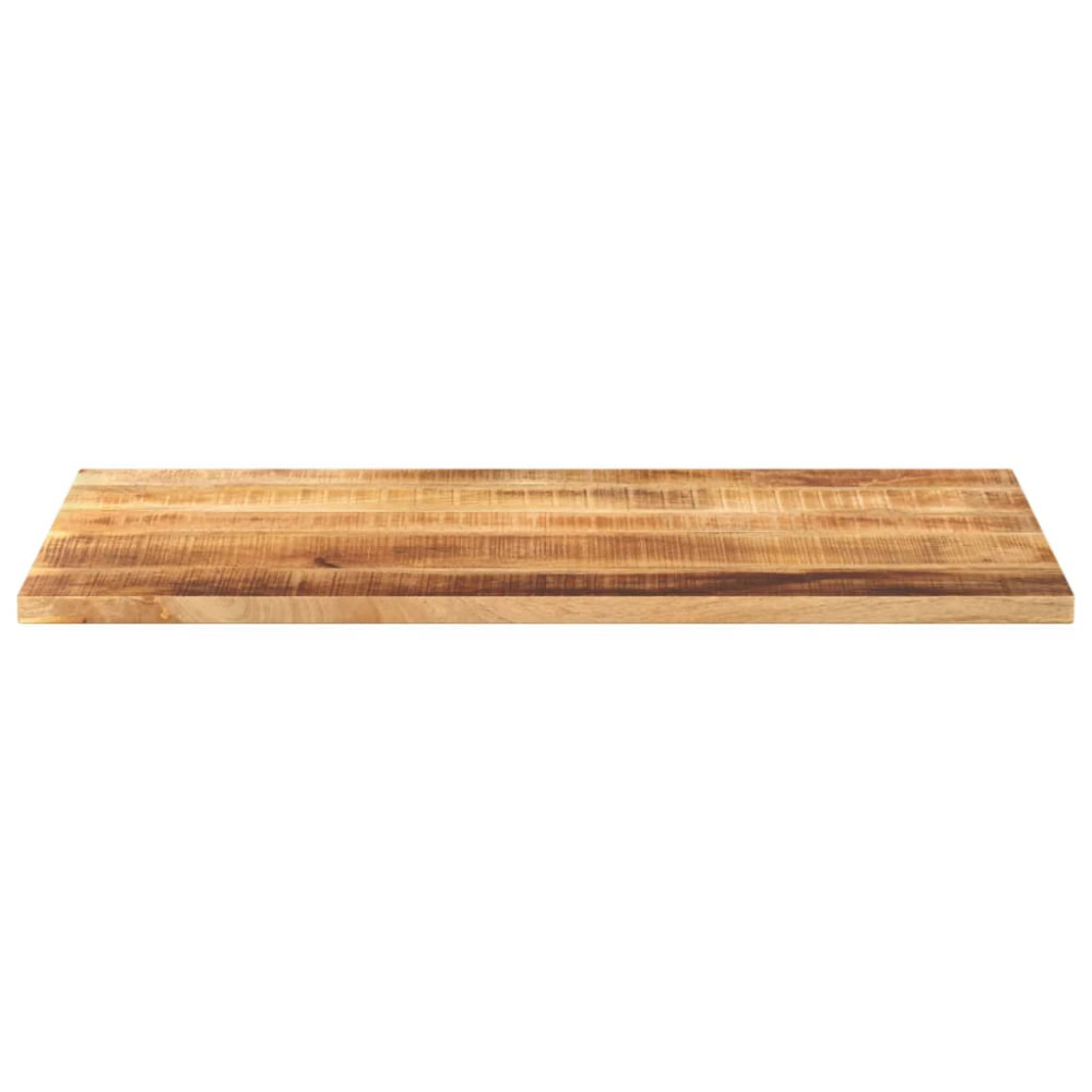 Produktbild för Bordsskiva 110x60x2,5 cm rektangulär massivt grovt mangoträ