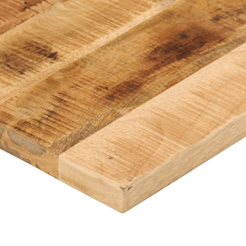 Produktbild för Bordsskiva 100x50x3,8 cm rektangulär massivt grovt mangoträ