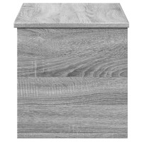 Produktbild för Förvaringslåda grå sonoma 90x35x35 cm konstruerat trä