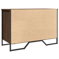 Produktbild för Skoskåp brun ek 90x38x61,5 cm konstruerat trä