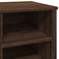 Produktbild för Skoskåp brun ek 90x38x61,5 cm konstruerat trä